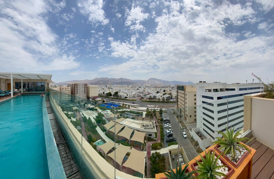Oman - Maskat - Auf dem Hoteldach