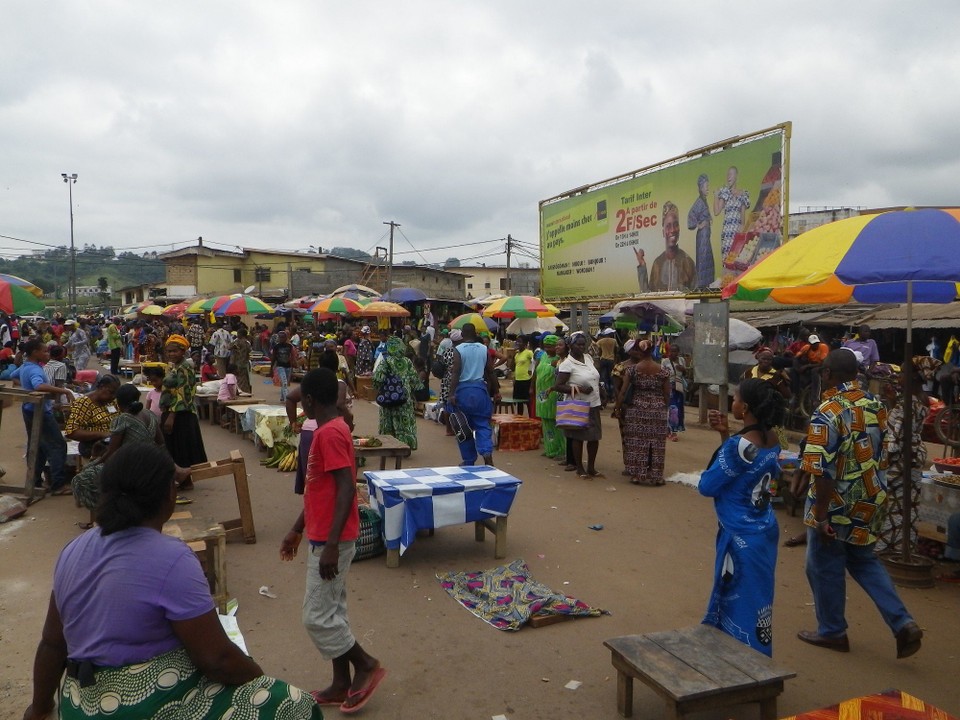 Gabun - Franceville - Markt in Franceville