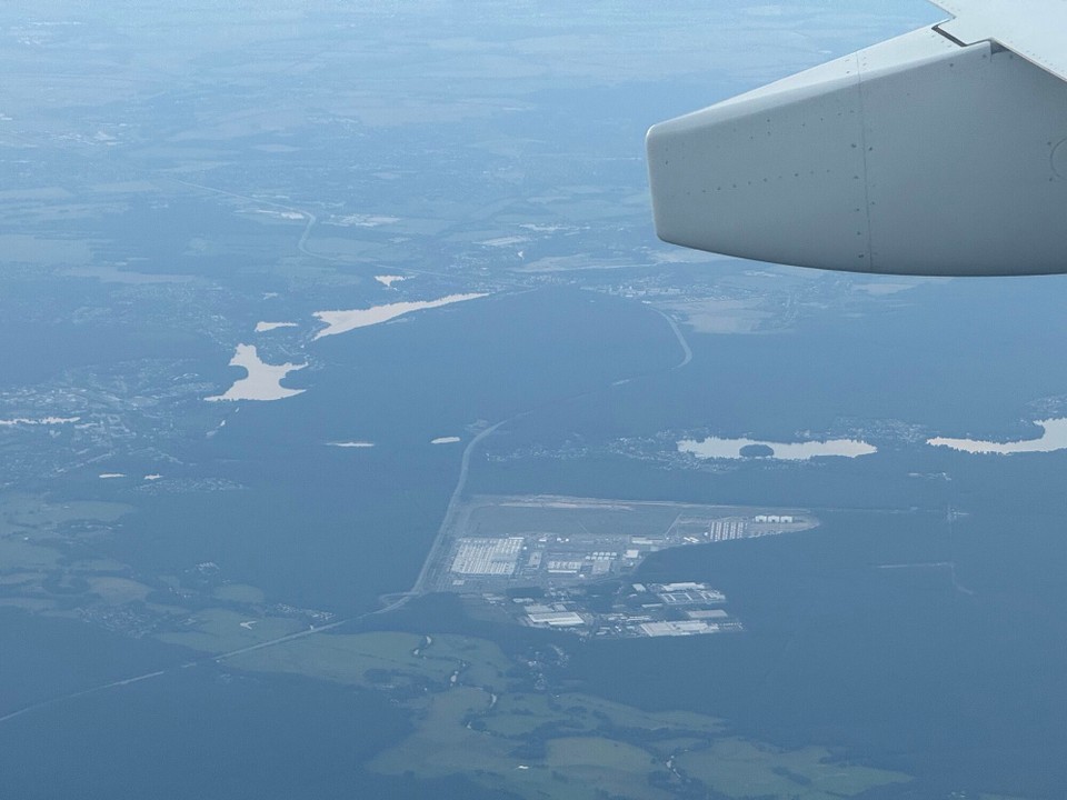 Deutschland - Berlin - Tesla von oben 