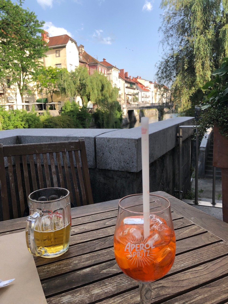 Slowenien - Bled - Ausruhen am Fluss
