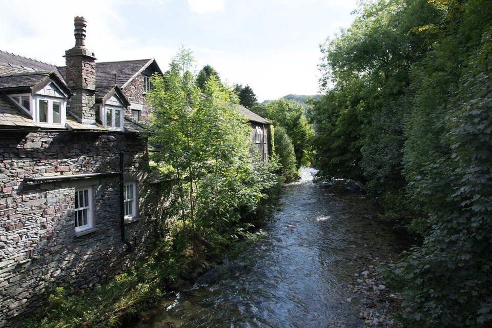 United Kingdom - Grasmere - The river running through Grasmere