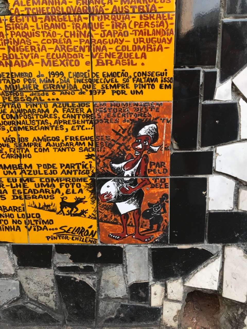 Brazil - Rio de Janeiro - Wort vom Künschtler