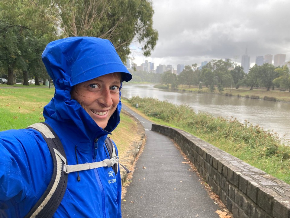 Australien - Melbourne - War ja klar, dass es auf dem Nachhauseweg wieder regnet 😂