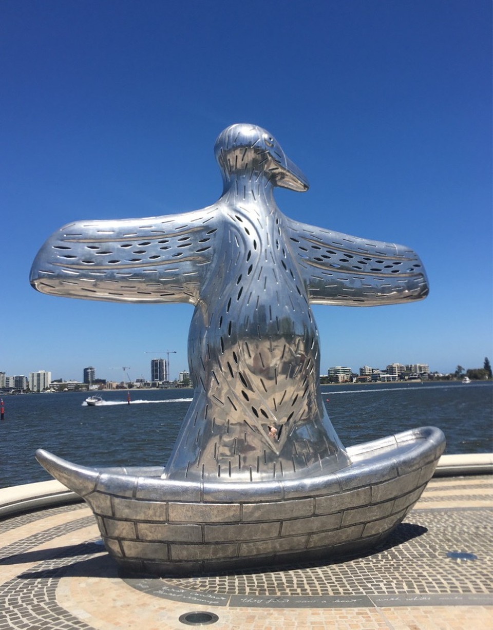 Australien - South Perth - ...gelandet. Seht ihr mich?