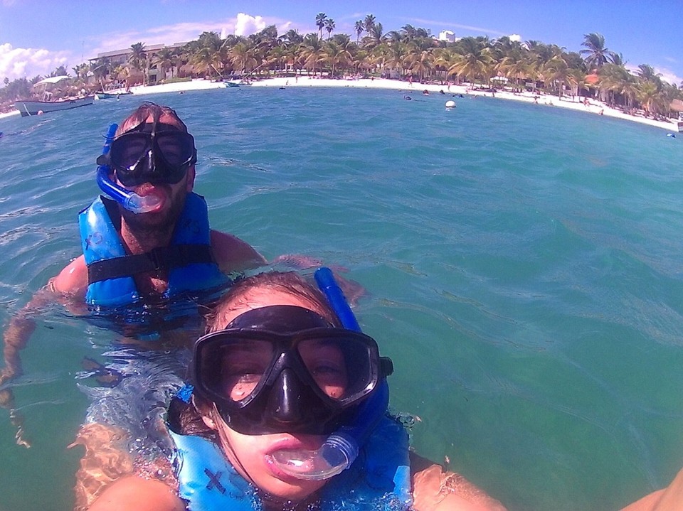 Mexico - Tulum - Snorkelselfie 
