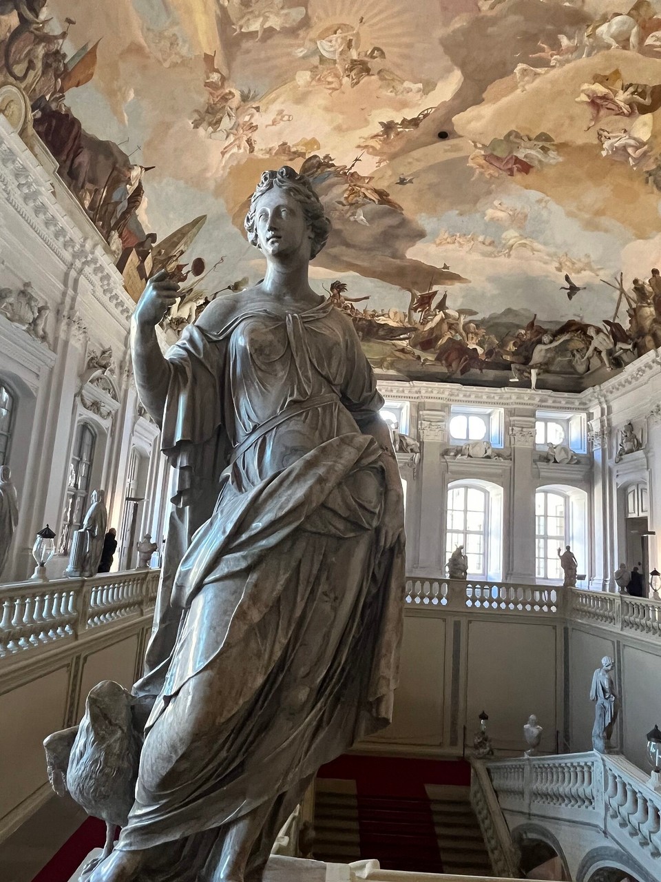 Deutschland - Würzburg - Treppenaufgang von oberhalb der Treppe