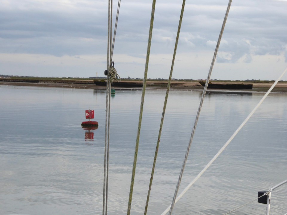 United Kingdom - Walton On The Naze - ….cardinals (yellow and black) show where safe water is near a hazard, and safe water buoys (red and white) mark where to begin a passage in. Some buoys also have sounds; the clang of a bell in a cardinal and the whistle or ‘call’ of a safe water mark are quite eerie, especially in poor visibility.