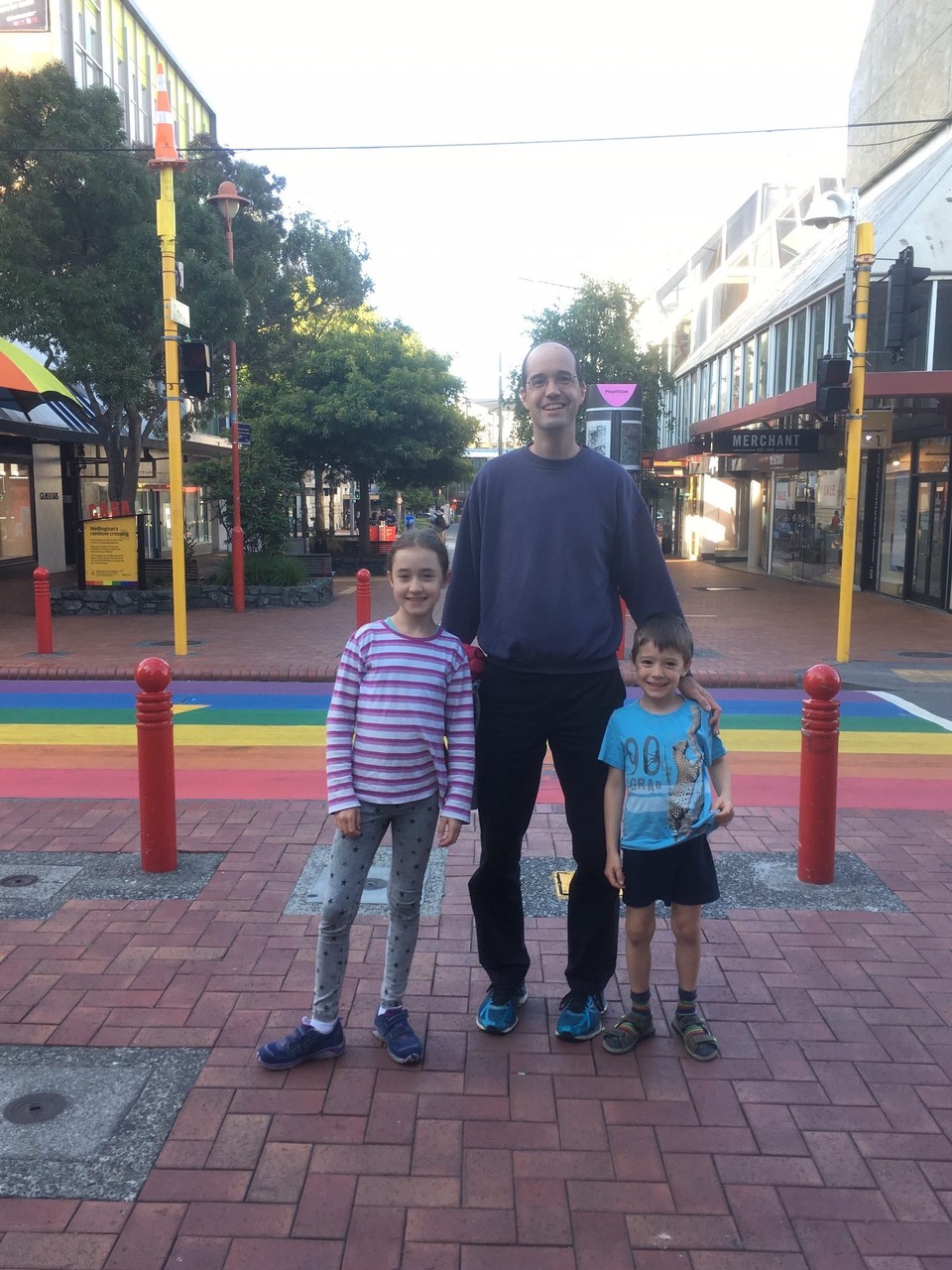 Neuseeland - Te Aro - Abends laufen wir noch durch die Cuba Street.