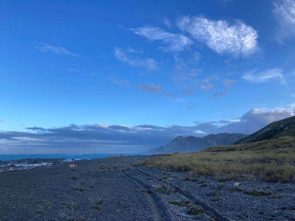Neuseeland - Ward - Am Strand entlang und ab nach oben