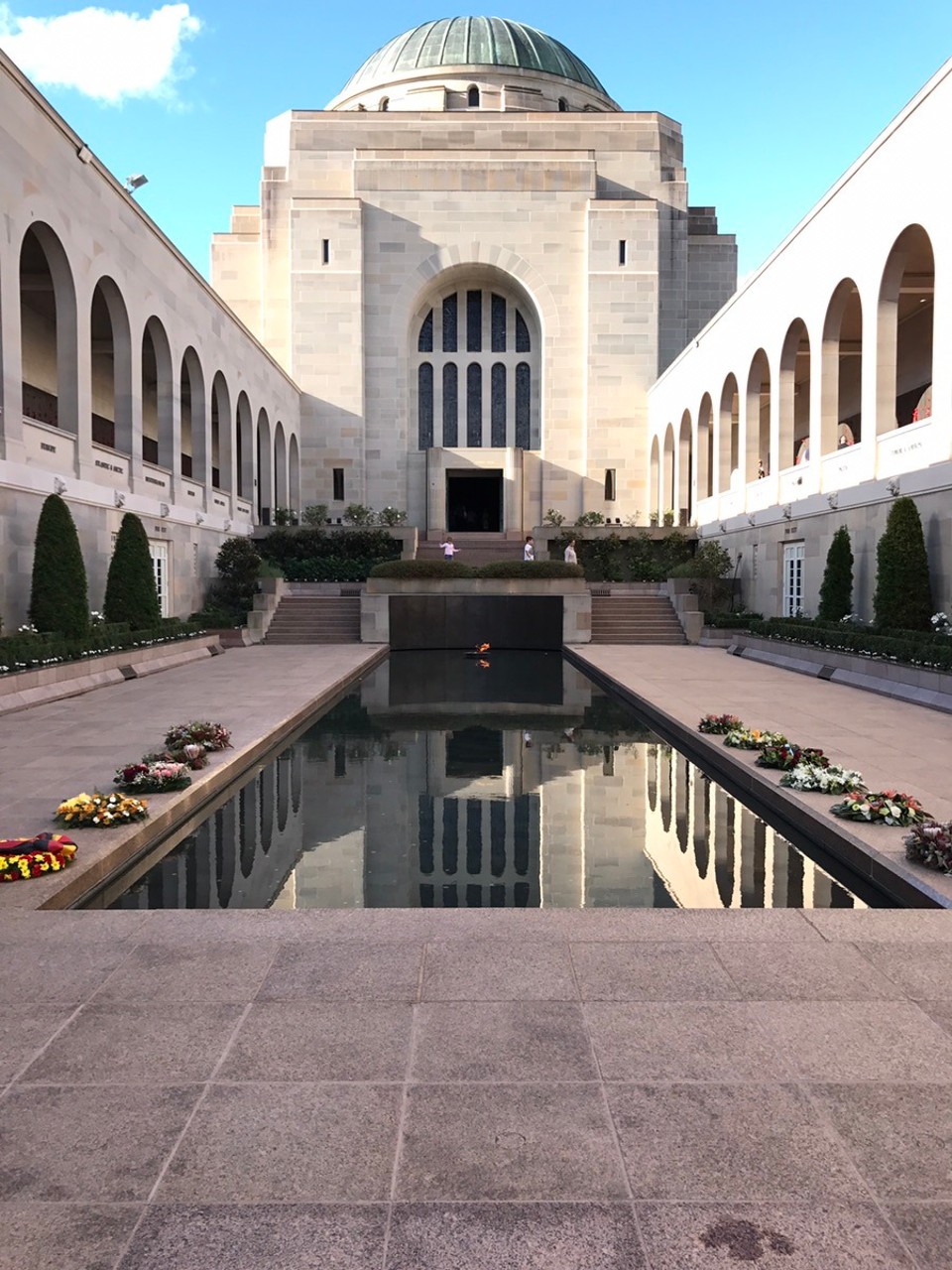 Australia - Canberra - Visited Australia War Memorial .. absolutely fantastic museum.  At 5pm every day, they have a Last Post ceremony commemorating  the aussies who fought... very touching and ends with the bugle playing. This area was packed !