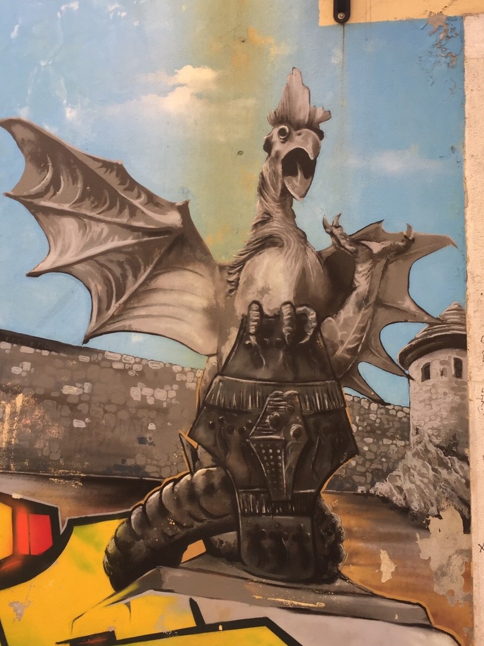 Kroatien - Rijeka - Wandgemälde