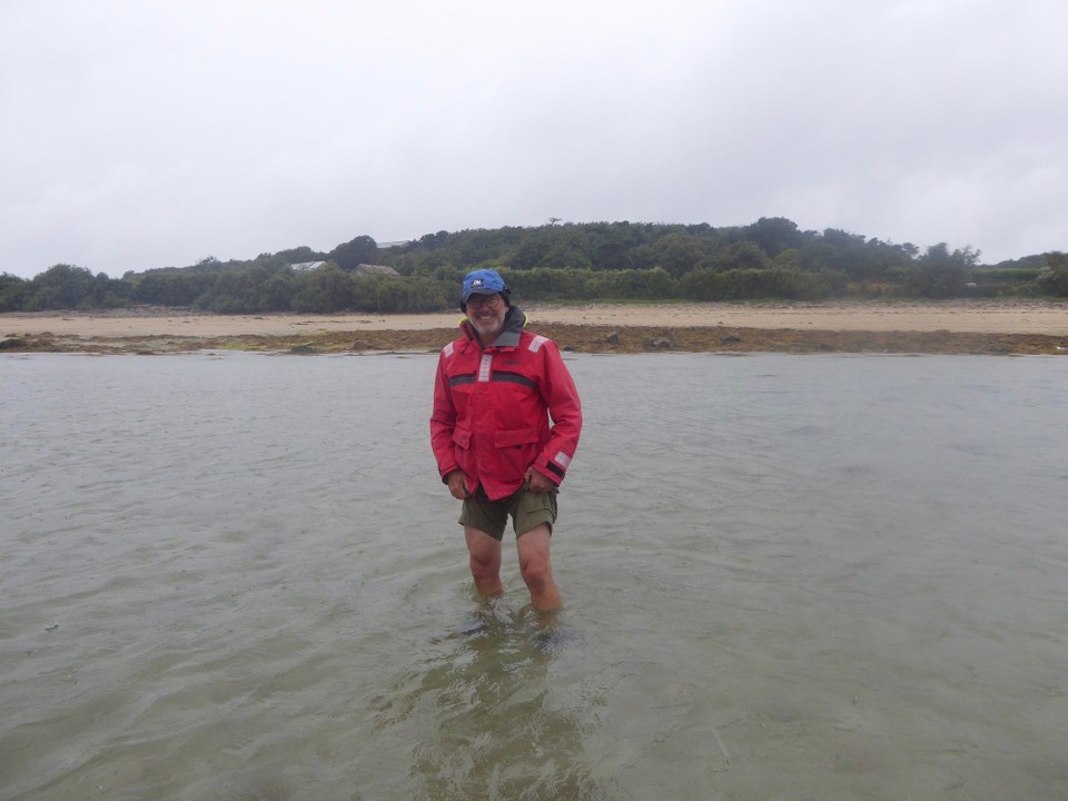 United Kingdom - Isles Of Scilly - At low(ish) tide we decided to walk to the crab shack before it closed.