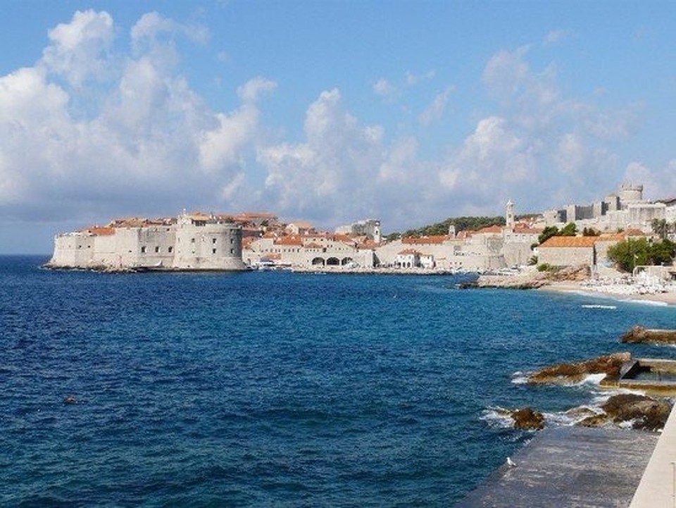 Croatia - Dubrovnik - Dubrovnik from our hotel waterfront