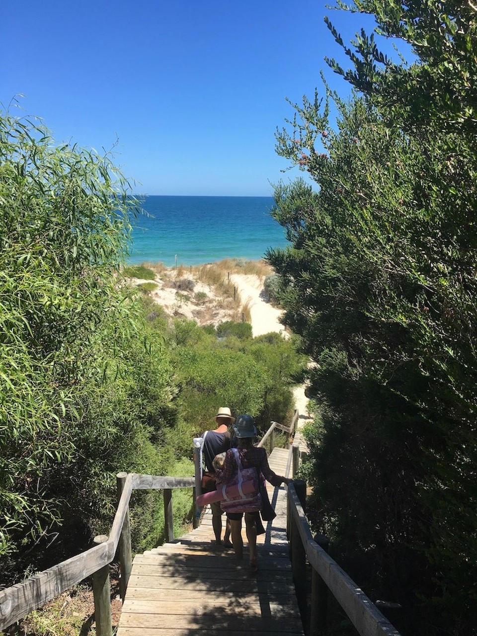Australien - Perth - Abstieg zum Strand