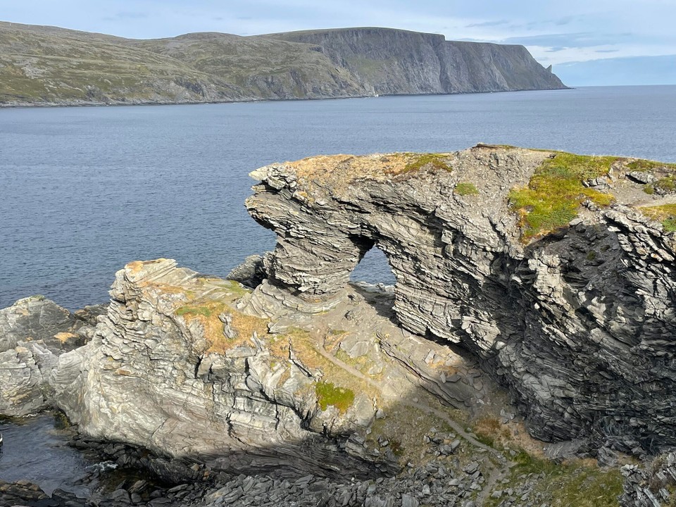 Norwegen - Skoganvarre - Der Kirkeporten - der heilige Stein 