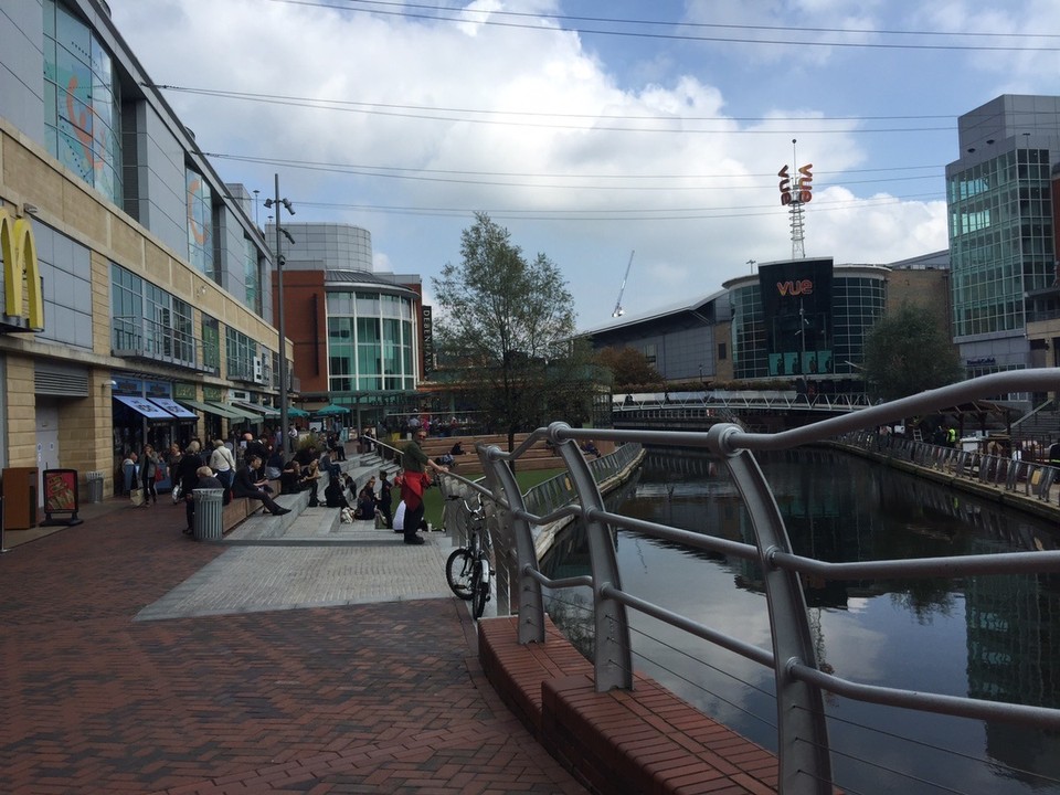  - United Kingdom, Reading - Oracle Shopping and Leisure Precinct by the River Kennet. 