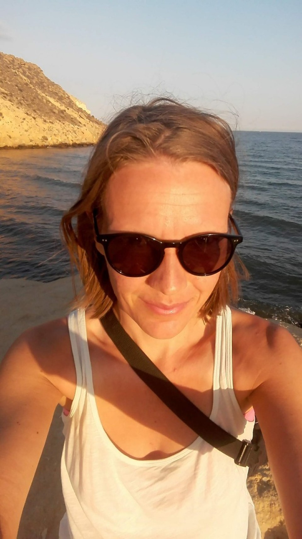 Spanien - Pulpí - Kerstin ist glücklich/feliz/happy