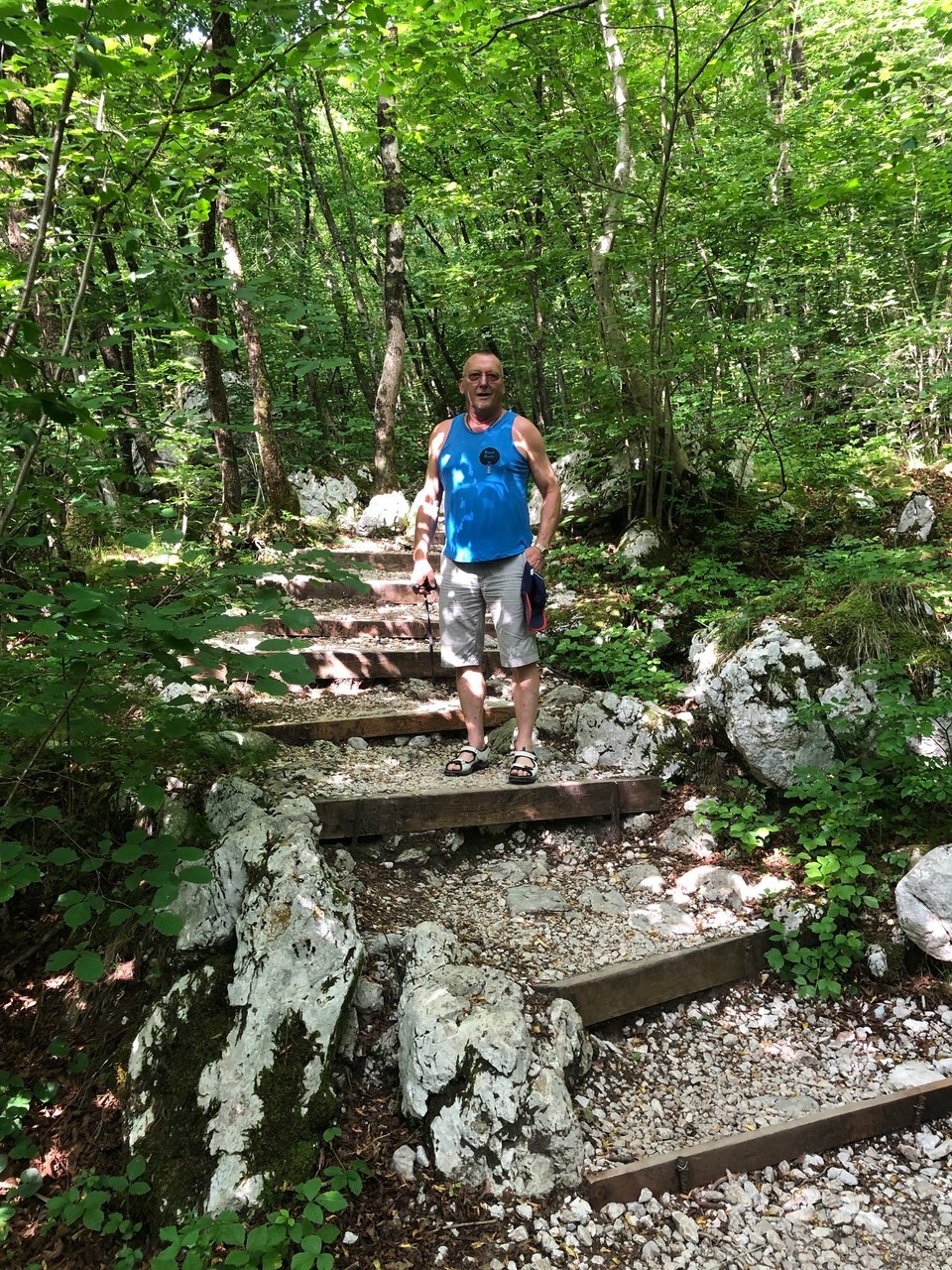 Slowenien - Bovec - Aufstieg Slap Boka