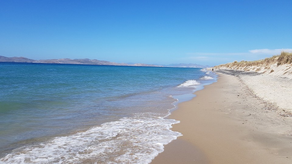 Griechenland - unbekannt - Strand, soweit das Auge reicht ... schmal aber sehr schön