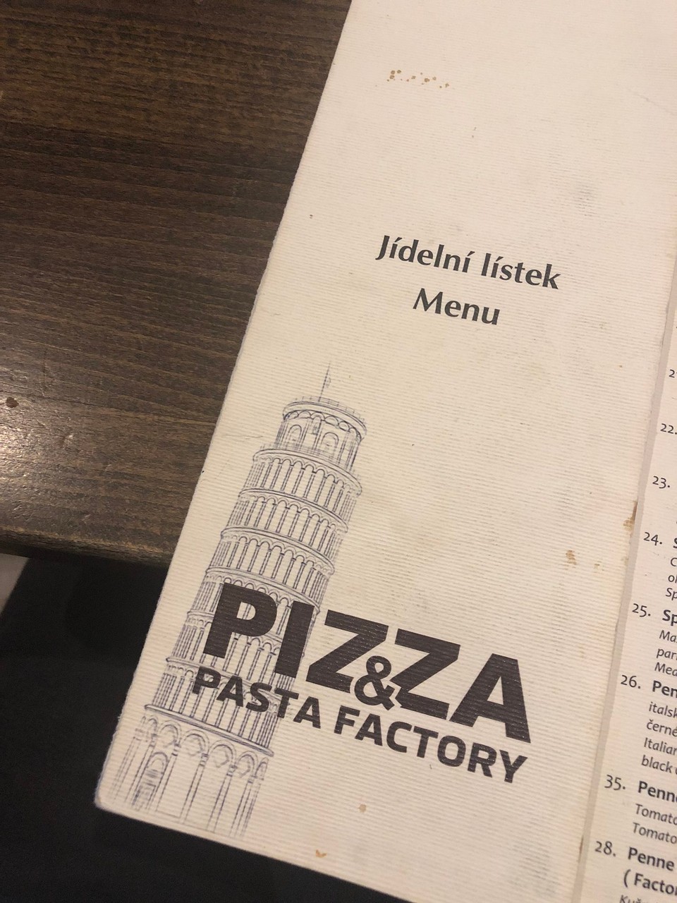 Czechia - Prague - Pizza factory. Not much to brag about