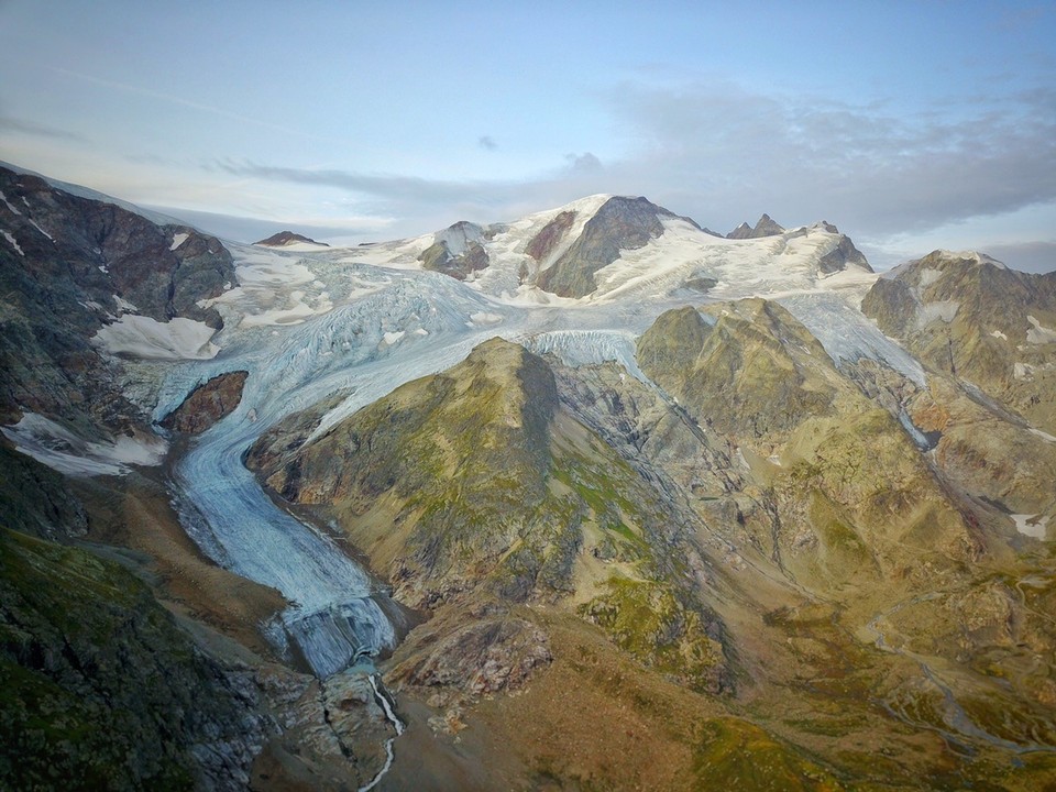 Schweiz - Gadmen - Bereits zwei Mal habe ich Klettersteig auf den Gletscher gemacht. Dieser Blick war mir aber dann doch neu.