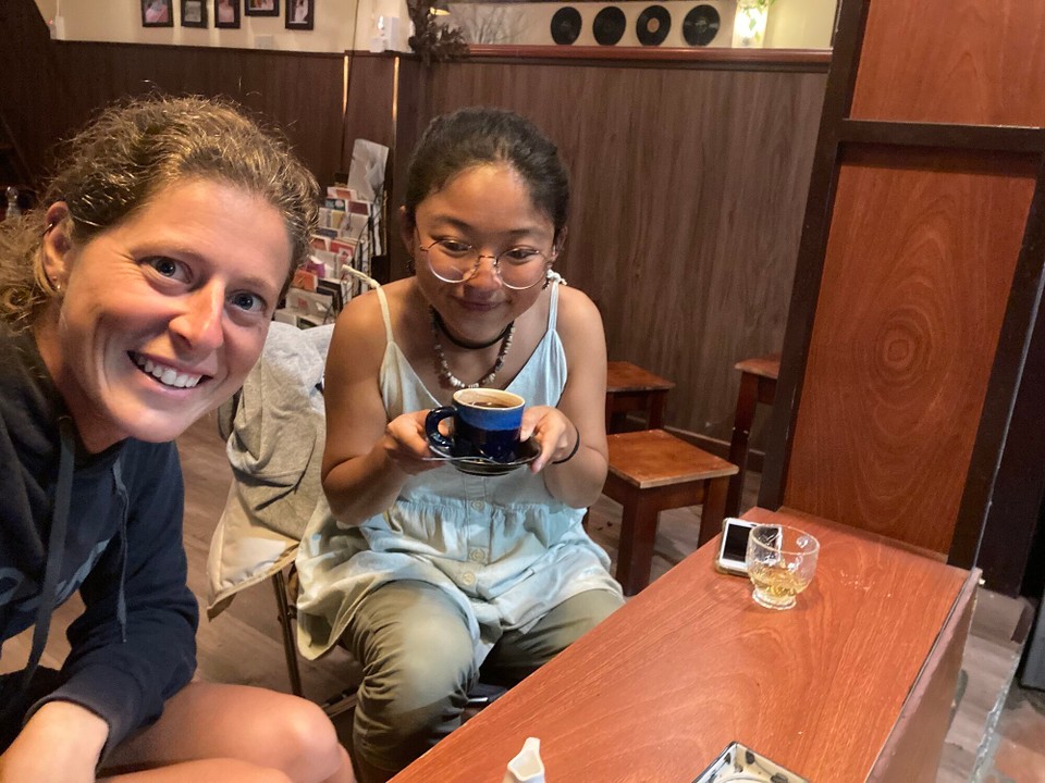 Vietnam - Da Lat - In einem Café den Abend ausklingen lassen 😌