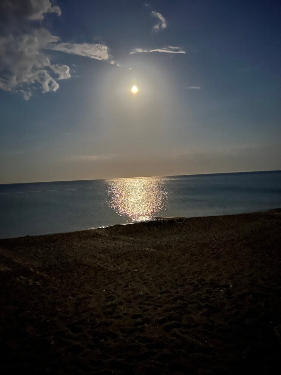Griechenland - Koskinou - Und der Mond über dem Meer