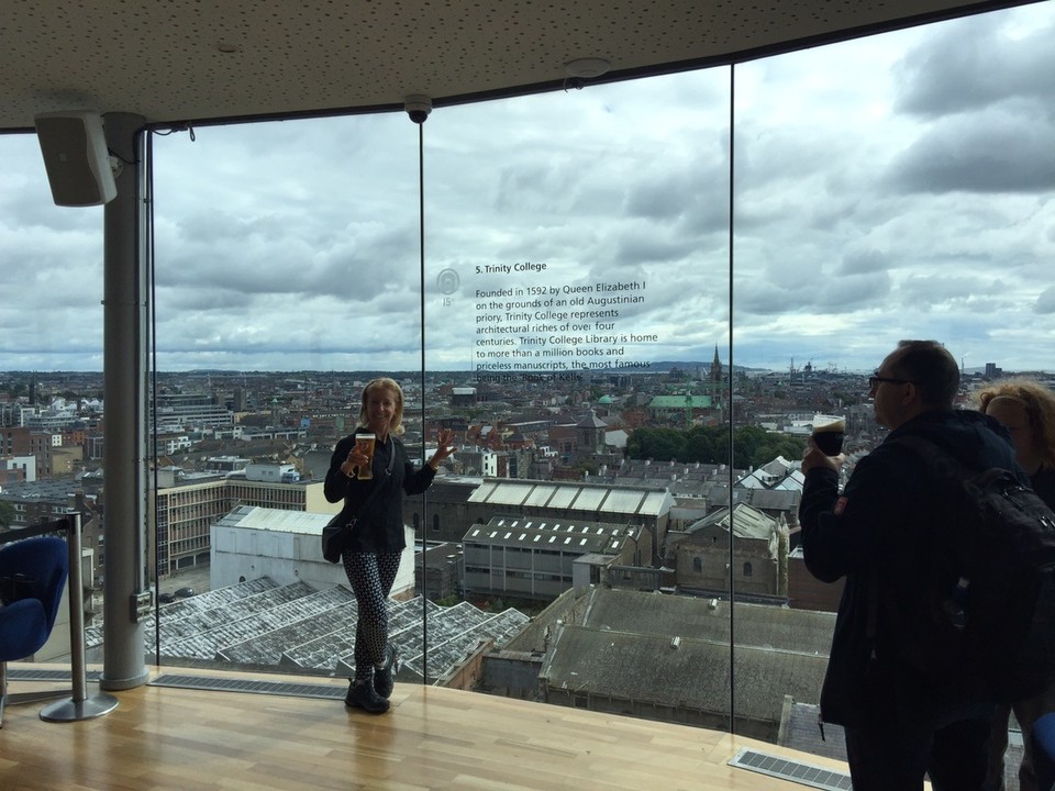  - Ireland, Dublin - The Guinness Gravity Bar. 