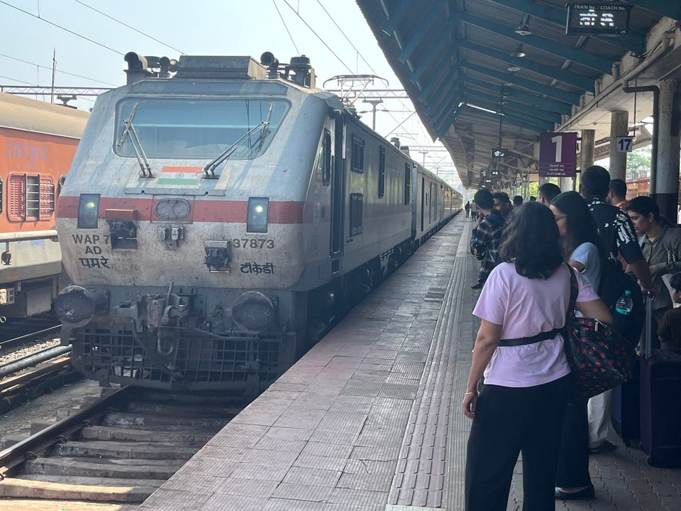 Indien - Margao - Zug zurück nach Mumbai