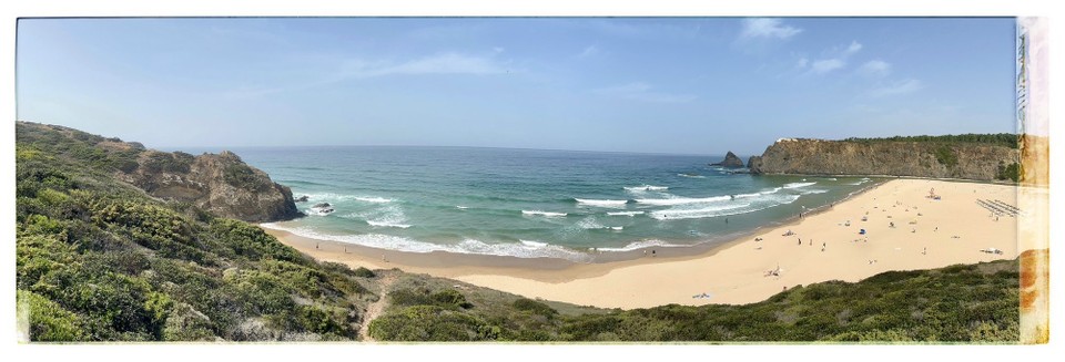 Portugal - Odeceixe - Ein letztes Mal auf diesem Trip den Atlantik spüren.