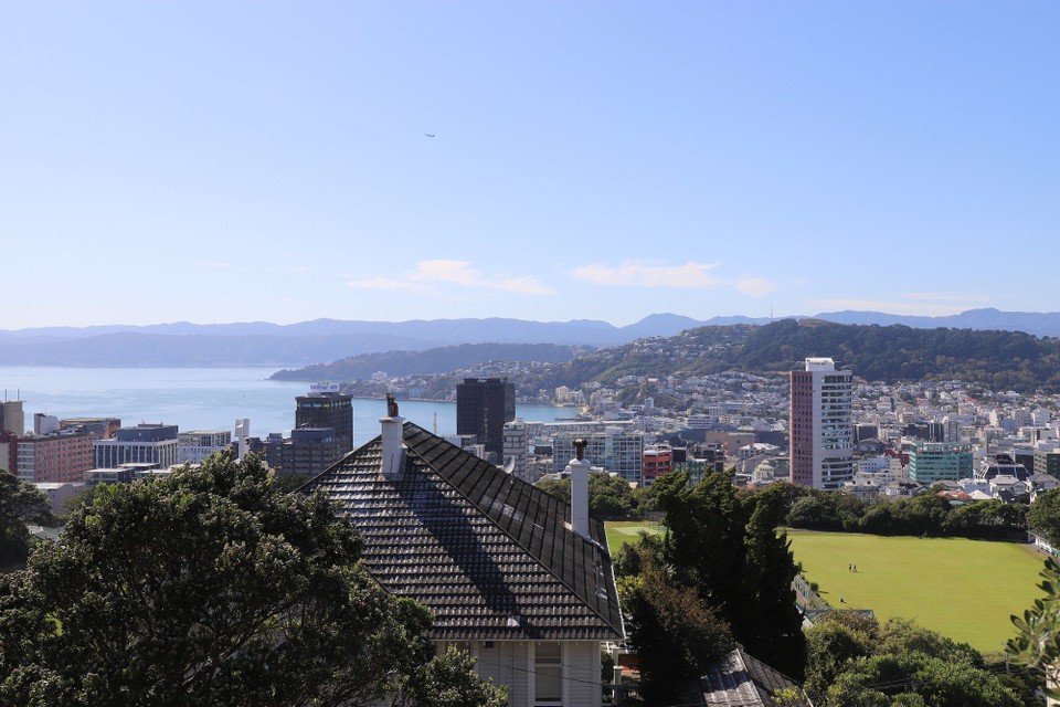 Neuseeland - Taranaki - Ausblick auf Wellington