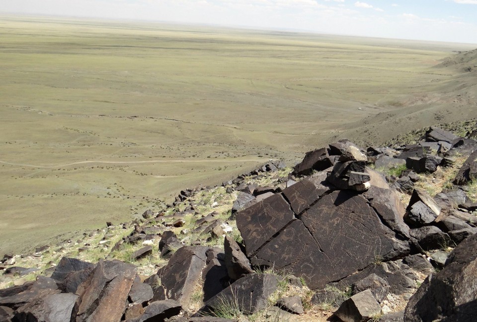 unbekannt - Gobi Desert - The petroglyph site