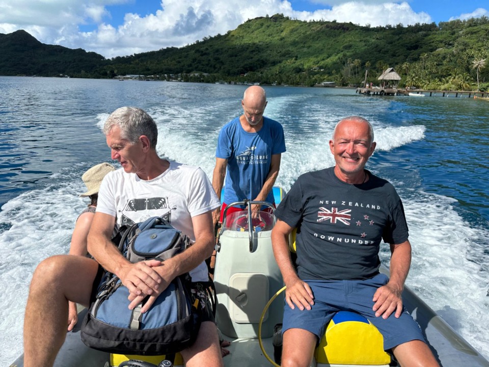 Französisch-Polynesien - Bora-Bora - .. wir gehen Tauchen