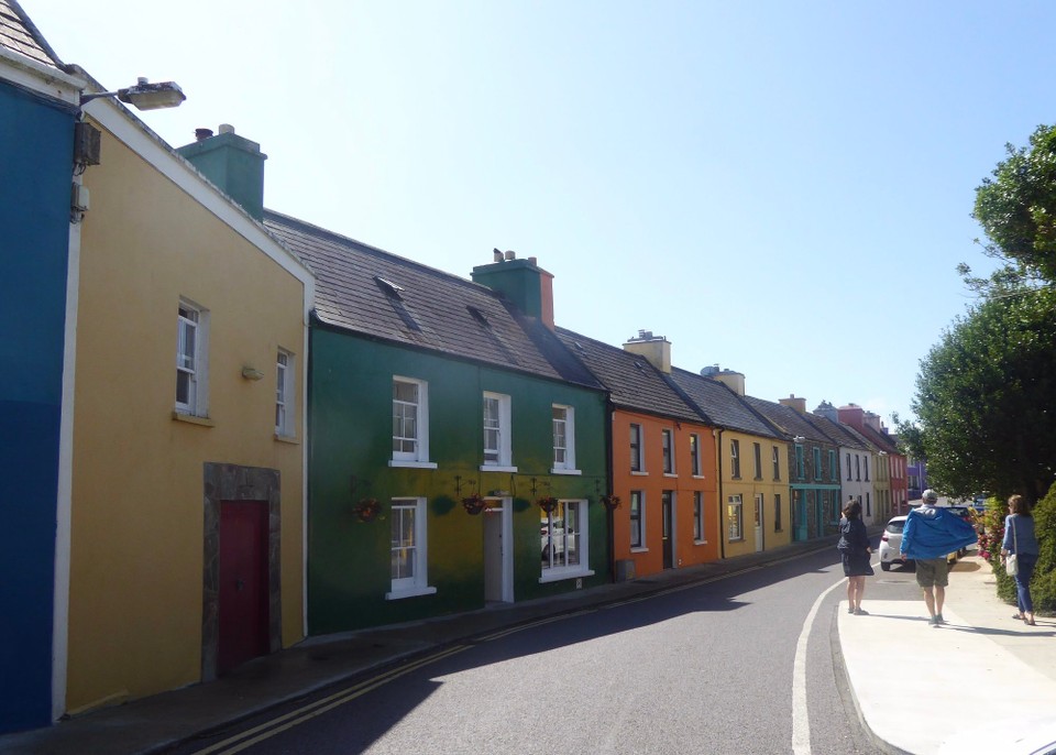 Ireland - Eyeries - Eyries is another pretty village with beautifully painted houses.