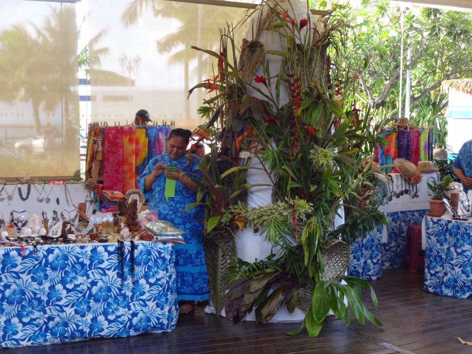 Französisch-Polynesien - Papeete - Gestecken