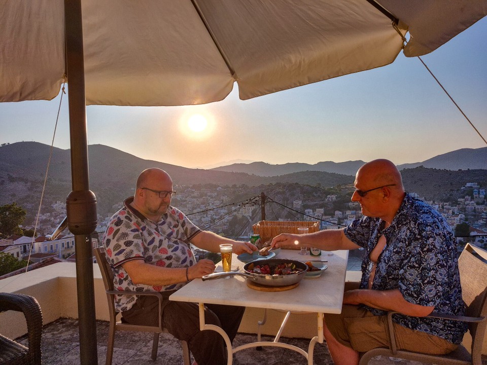 Griechenland - Symi - Gourmet- Koch Detlef hat mal wieder gezaubert.