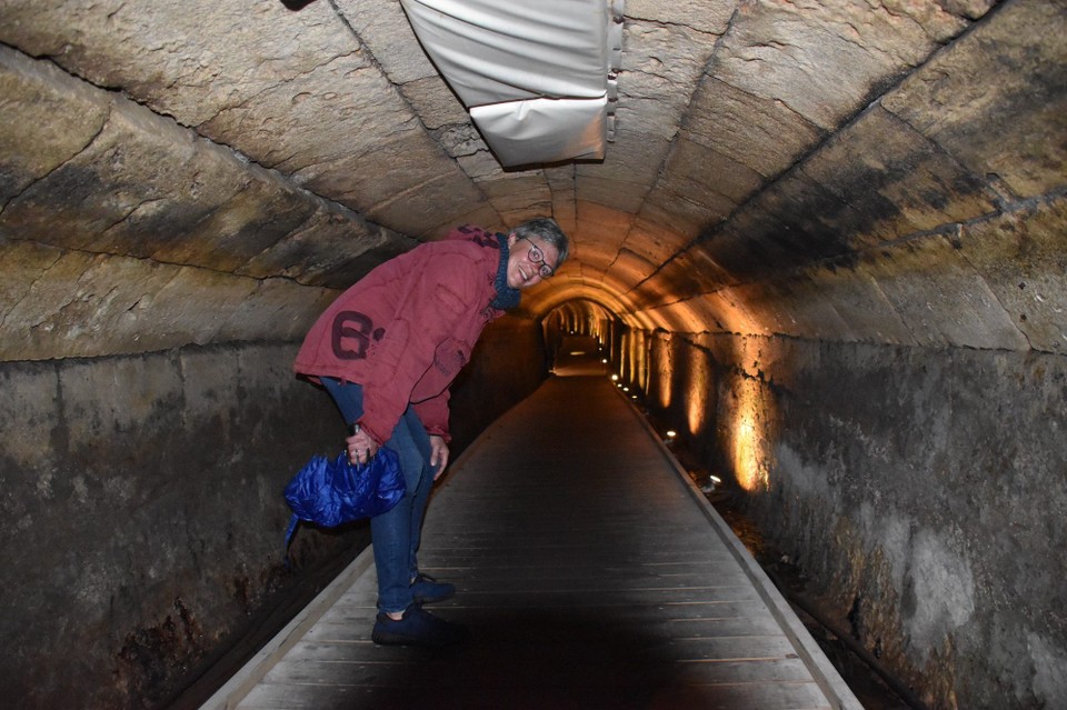 Israel - Haifa - In den Tunneln der Templer. Diese wurden erst 1994 wiederentdeckt.