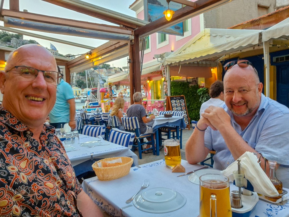 Griechenland - Symi - Noch lachen wir. 