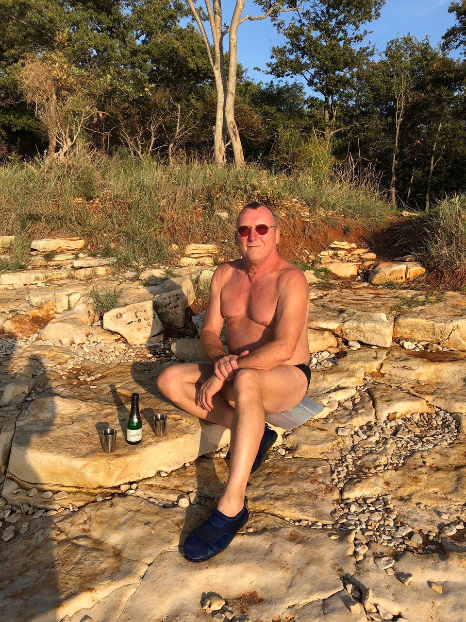 Kroatien - Poreč - Sonnenuntergang am Strand