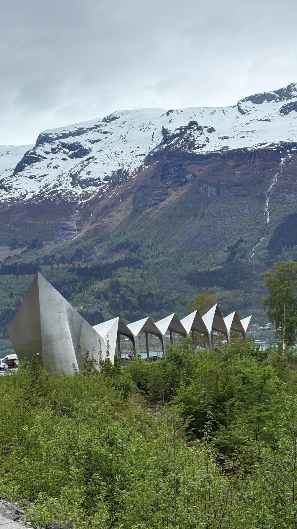 Norwegen - Mauranger - Rastplatz an der Touristenstrasse Hardanger 