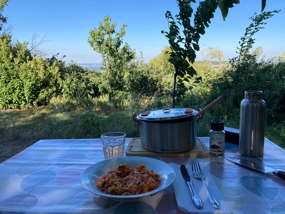 Frankreich - Véranne - Dinner mit Aussicht 