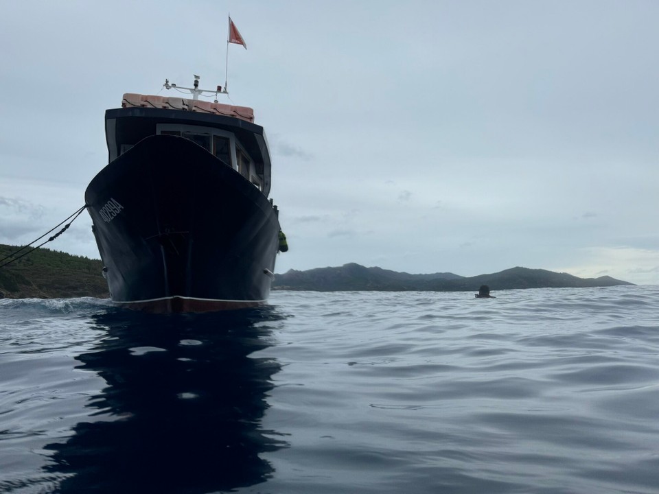 Italien - Capoliveri - Unmittelbar vor dem Abtauchen