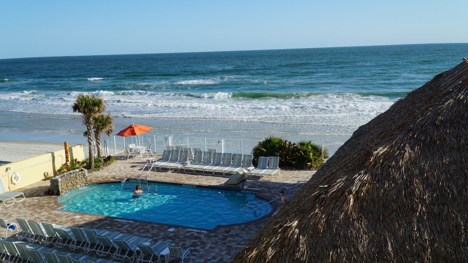USA - Daytona Beach - Ausblick vom Balkon