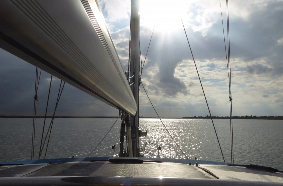 United Kingdom - Chelmsford - Now we know why Essex is known as a flat county; miles and miles of very shallow sea in a featureless landscape.