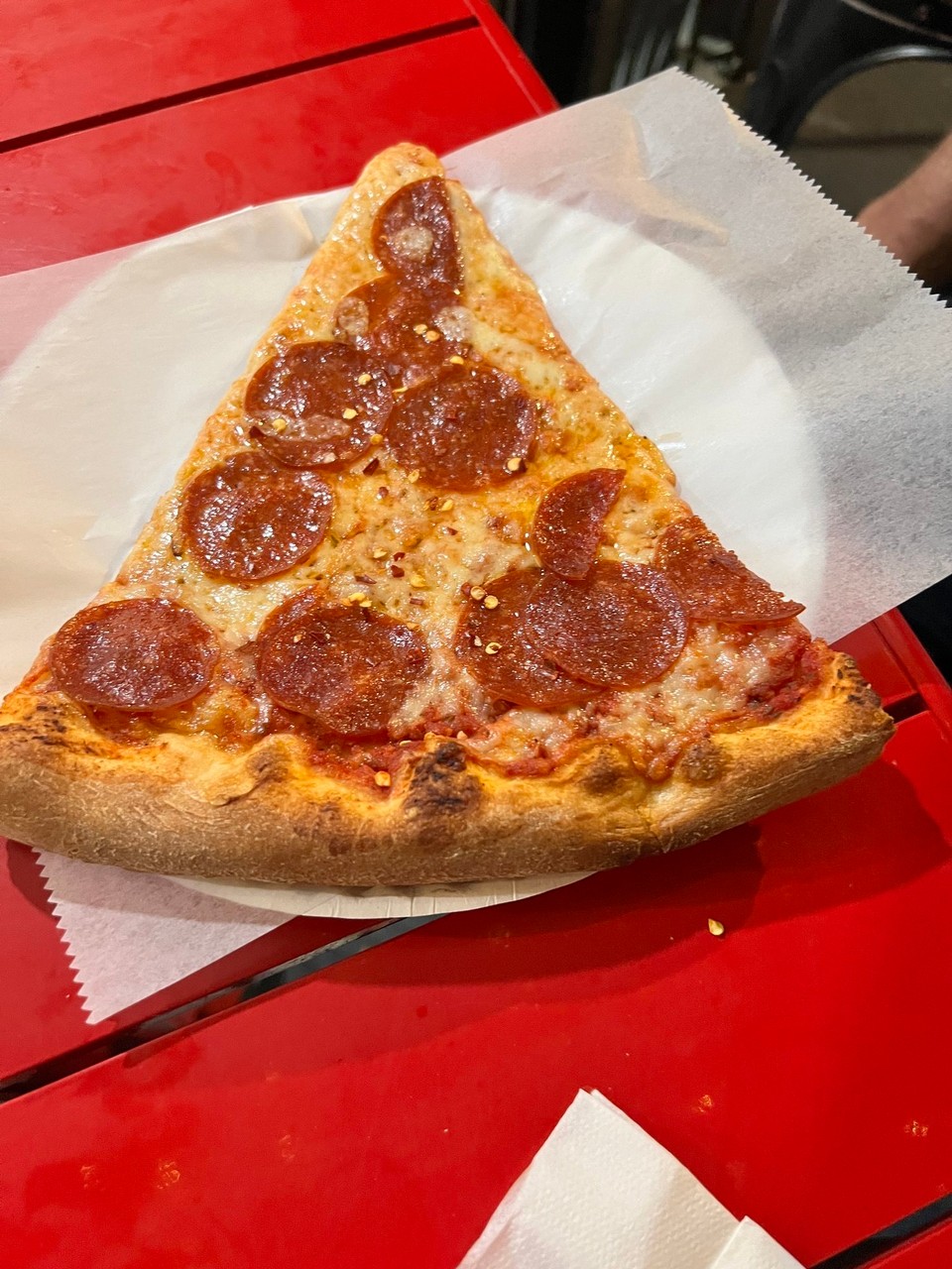 Vereinigte Staaten - New York - Unser erster Pizzaslice in New York