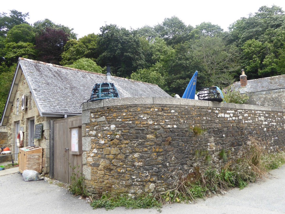 United Kingdom - Falmouth - Now mainly holiday let cottages, it was a thriving fishing cove with fish cellars, donkey sheds, coal yard, chapel and ale house. A Schoolroom was built over a fish cellar in 1876.