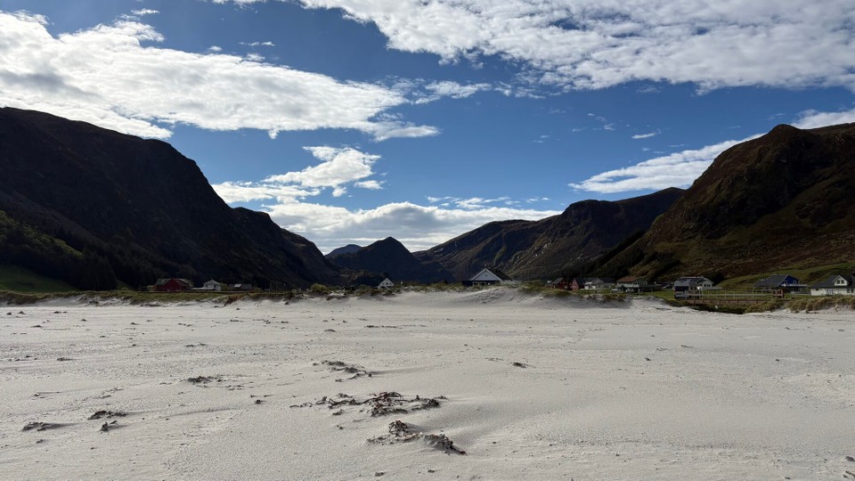 Norwegen - Florø - Guten Morgen am wunderschönen Refviksanden Strand 