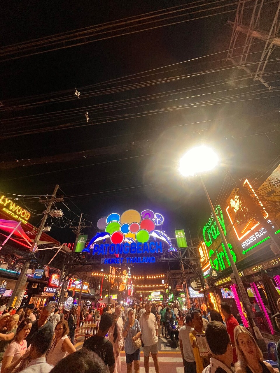 Thailand - Kathu - Bangla Road was everything I expected - Thai girls and old blokes everywhere and loud music. Went to a few bars but we were all knackered so it was a macdonalds and bed for me