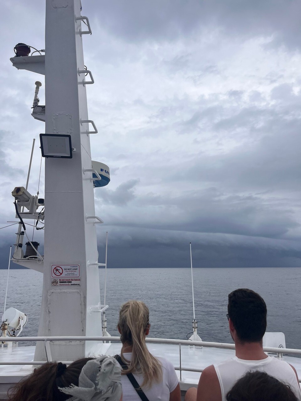 Thailand - Koh Samui - Heading into the storm and luckily I don’t get sea sick ahah 