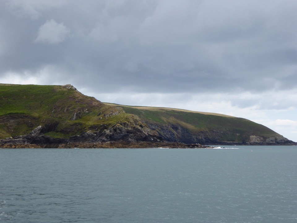 Ireland - Oysterhaven - Rounding Easter Point entering Kinsale Harbour, with Hangman’s Point in the distance.